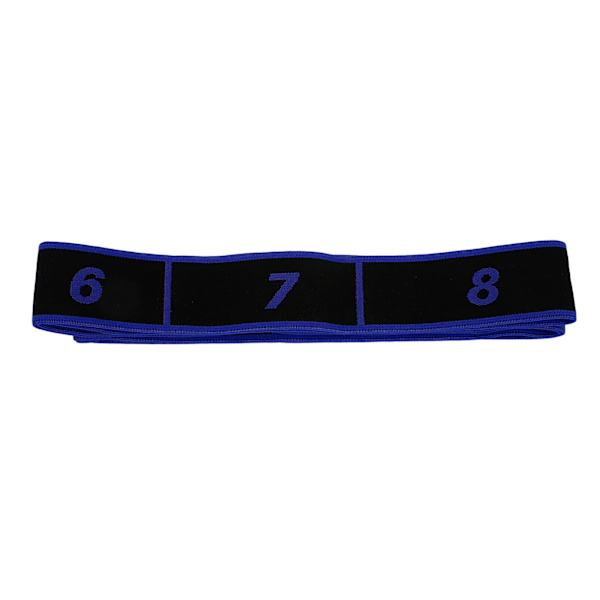 Stretchband Träningsfunktion Elastisk Flexibel Polyester Bomull Material DIY Kombinationsanvändning Stretchingverktyg för Barn Blå
