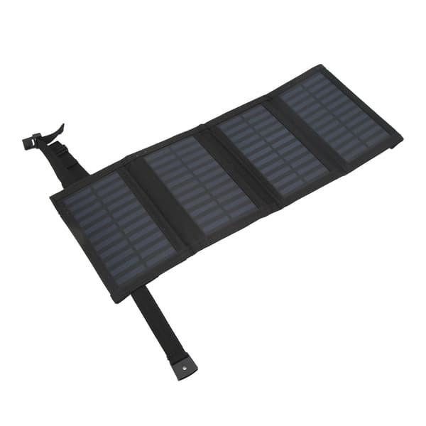 20W Foldbart solpanel 5,5V USB Bærbar Monokrystallinsk Oplader til Udendørs Campingrejser