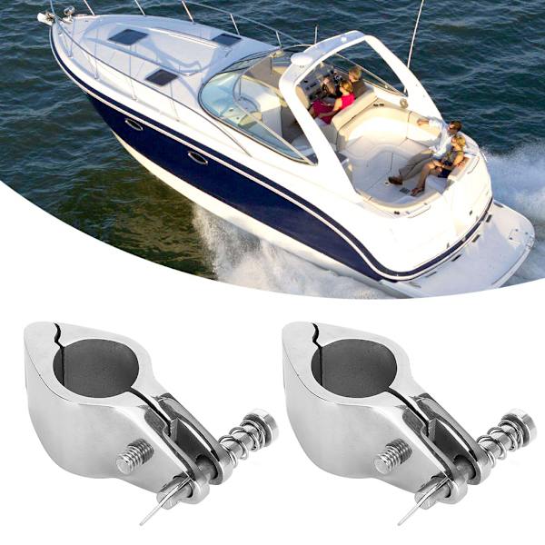 2 stk. Bådhængsel i stål, øvre kæbe, marine hardware beslag, tip style 25 mm/0,98 tommer