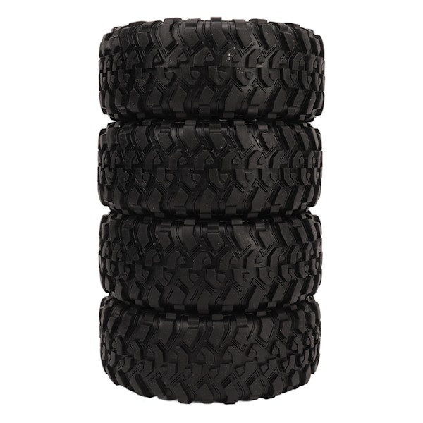 4kpl 1.9 tuuman RC Crawler -renkaat Kumia 1/10 Crawler -renkaat muovisella pyörän navalla SCX10:lle