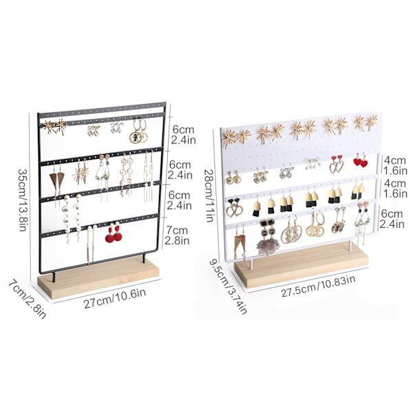 Øreringe Smykke Display Stativ Smykkestativ Ørering Stativ Dekorativ Smykkestativ Ørering Holder