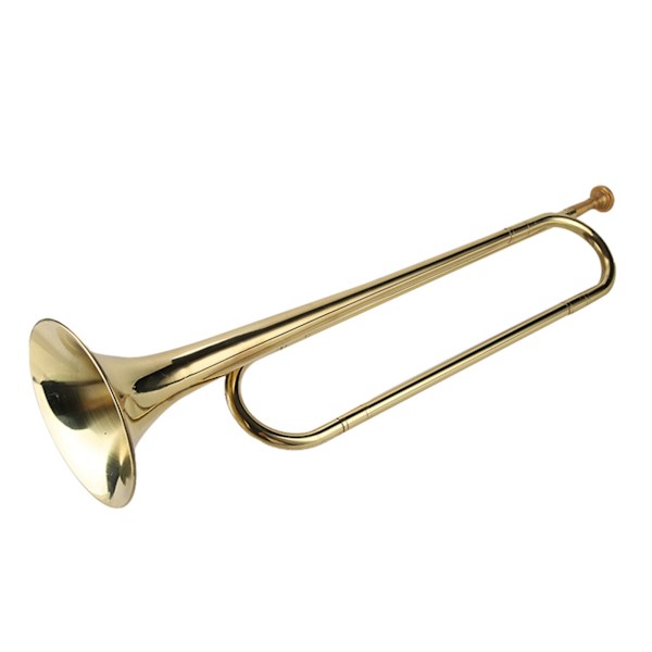 Ratsuväen trumpetti kouluyhtyeen opiskelijoille aloittelijoille sotilasorkesterimusiikki