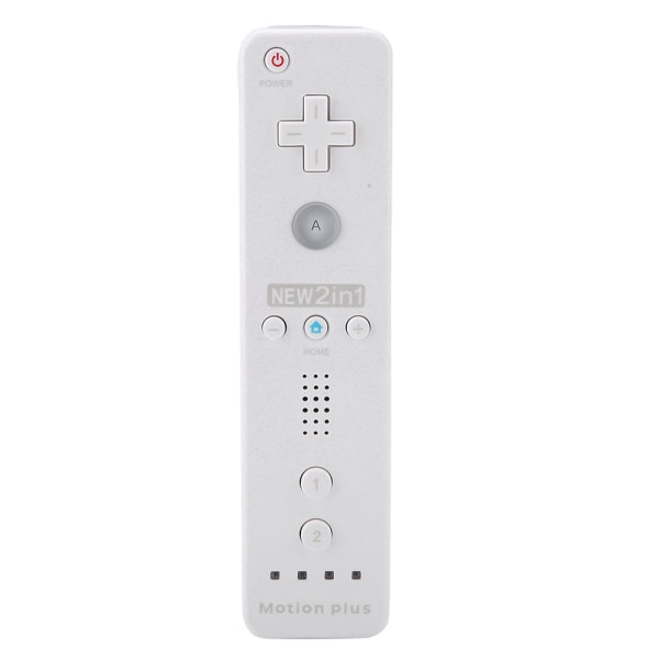 Somatosensorisk Game Handle Controller Gamepad Inbyggd accelerator för Nintendo Wii WiiU (Vit)