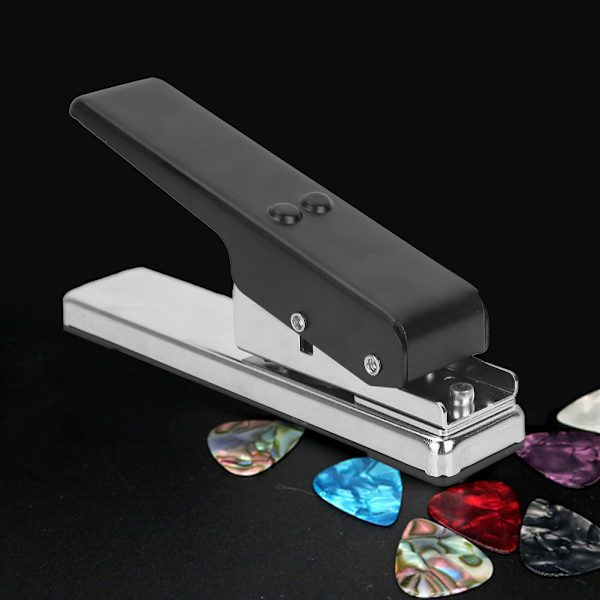 Gitarr bas Plectrum Pick Punch Metal Maker med 2 molds DIY Tool Tillbehör