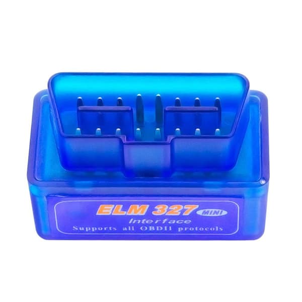 OBD2 V1.5 Bluetooth 5.1 Scanner för ELM327 Fordonsdiagnostik Scan Tool Kompatibel för IOS för Android Bildetektor Blå
