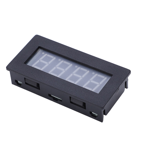 4-numeroinen LED-näytöllinen monitoiminen kierroslukumittari RPM-pyörimisnopeustesteri kaapelilla DC 8-15 V sininen taustavalo