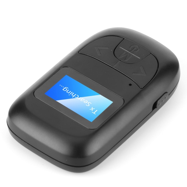 Bluetooth 5.0 Audio Adapteri Langaton Lähetin Vastaanotin Autoon PC Kaiuttimeen 3.5mm LCD-näytöllä