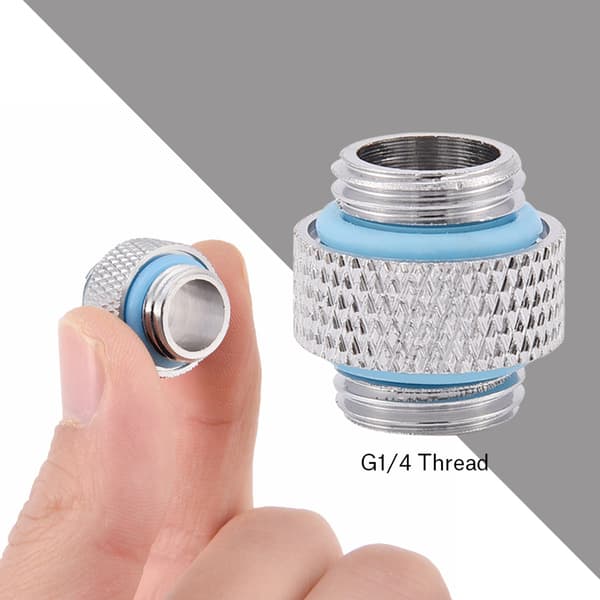 2 stk. G 1 4 Koblingsadapter Fitting Extender Vandkølingssystem