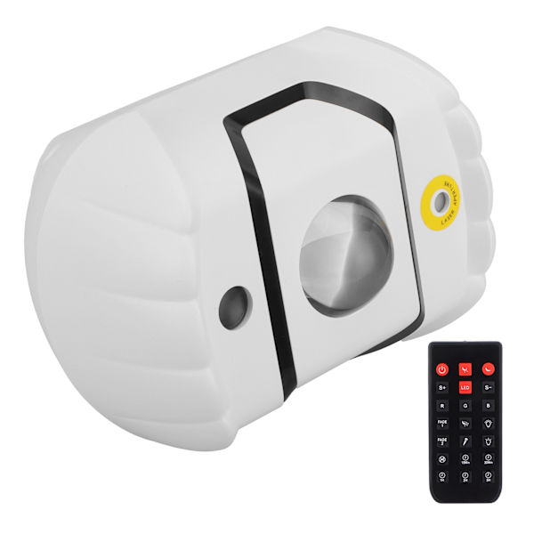 Stjerneprojektor LED-projektorlampe med fjernkontroll for KTV-fest diskotek soverom EU-plugg 100‑240V