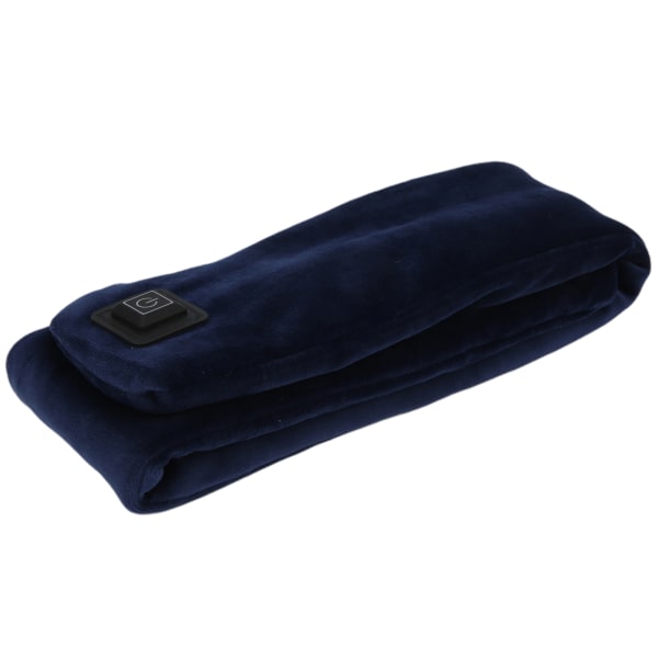 Utendørs Hold varmen USB Smart Elektrisk Oppvarming Skjerf Nakkebeskyttelse Halsduk Tilbehør marineblå