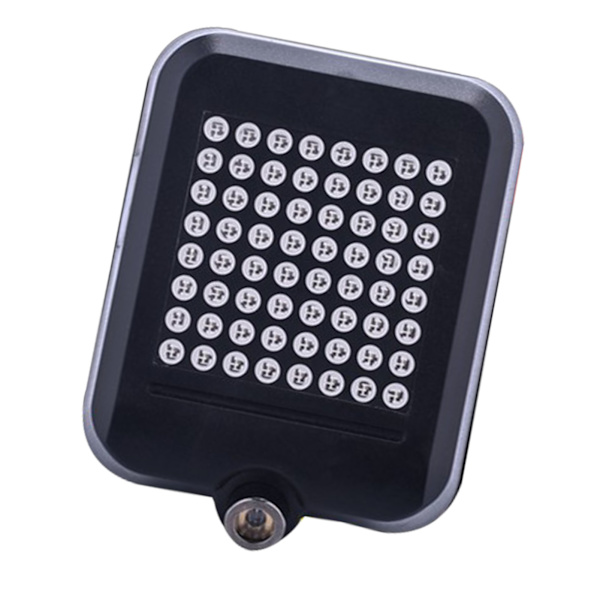 Sykkelbaklykt LED Blinklys Full Intelligent Sensing Autobrems USB Oppladbar Utendørsutstyr Svart