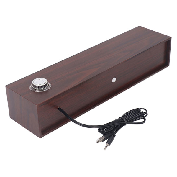 Trädatorhögtalare Desktop Soundbar HiFi Stereoljud AUX i trådbunden USB driven Soundbar för PC Laptop Surfplattor Monitor