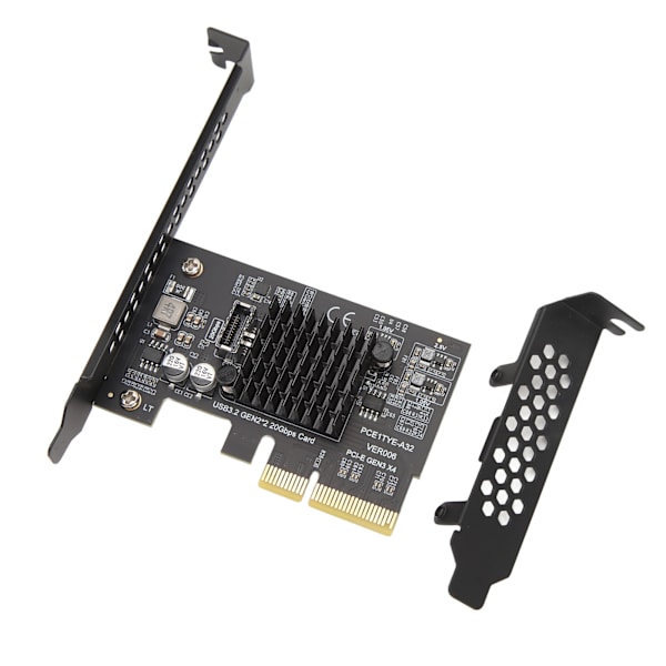 USB 3.2 Gen 2 -laajennuskortti, tyyppi C 20 Gbps ASM3242 -pääohjain PCIe- USB 3.2 -laajennuskortti pöytätietokoneen koteloon
