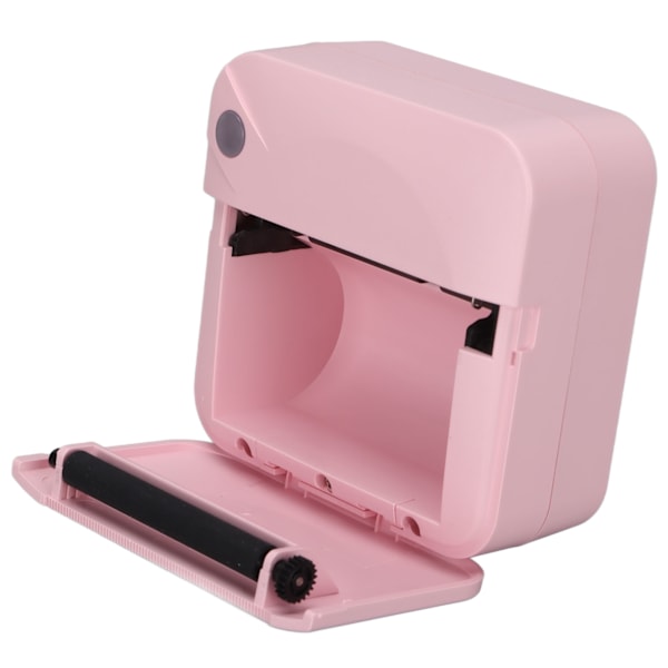 Mini Tulostin 200DPI Lämpöpaperi Ergonominen Muotoilu Ladattava Akku Turvallinen Vakaa Kannettava Tulostin Kotiin Toimistoon Pinkki