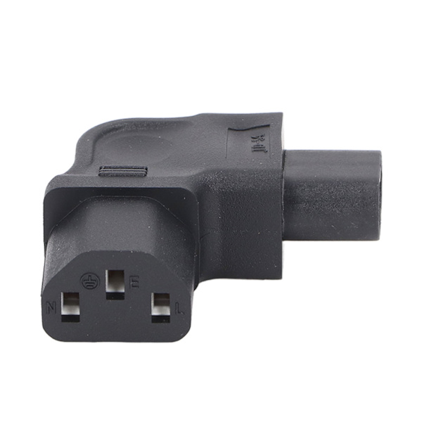 4st IEC320 C8 till IEC320 C13 power rät vinkel IEC320 C8 till C13 90 graders power 250V 2500W