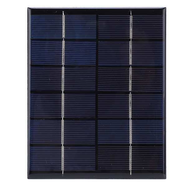 Solcellepaneloplader med høj effektivitet Monokrystallinsk silikone Vandtæt solcelleoplader 2W 6V