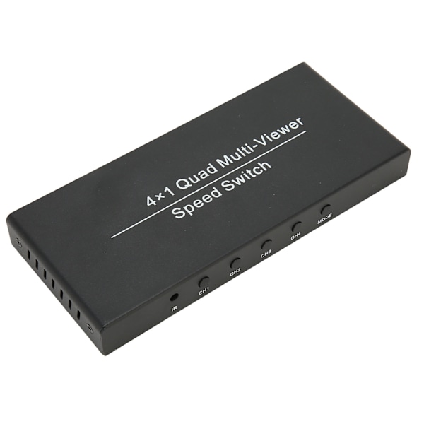 4X1 HD Multimedia Interface Multi Switcher 4 inn 1 ut 1080P ved 60Hz HD Multimedia Interface Multi Viewer 100‑240V EU-kontakt