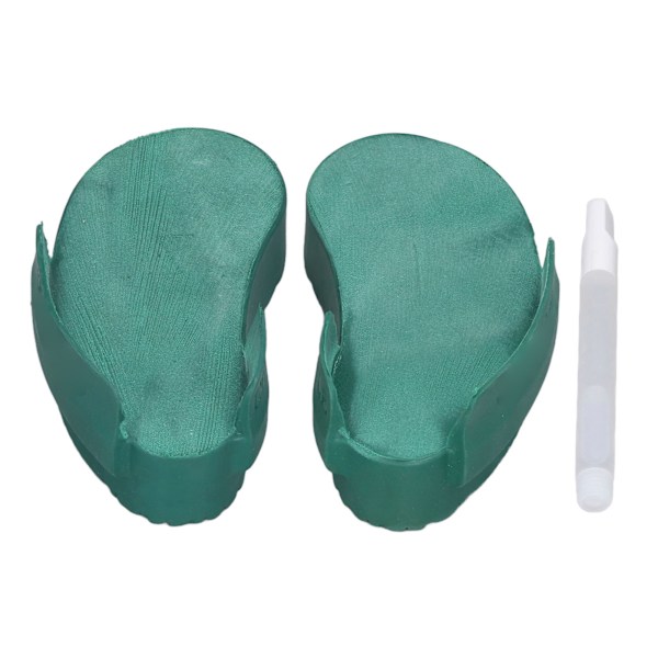 2Pcs Cow Hoof Pads Rubber Green Cattle Hoof Trimming Accessories with Adhesive for Pasture