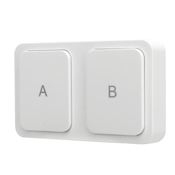 Trådløs Smart Scene Switch Smart Home-enheder 2-vejs trykknapkontakt til Tuya Zigbee-forbindelse