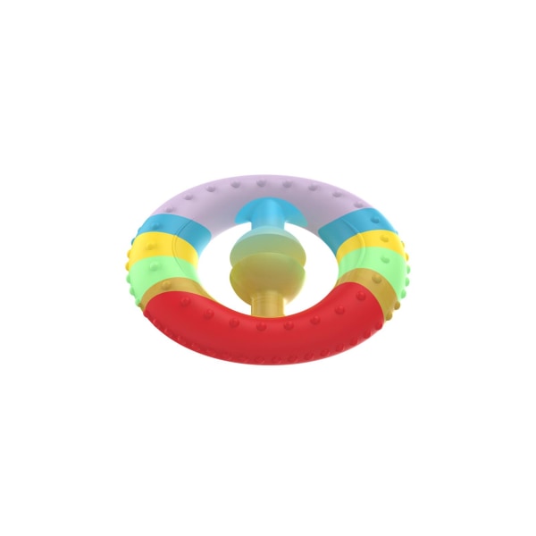 Sugkopp Squeeze Toy Dekompression Bullerframkallande Silikon Handgrepp Squeeze Sensory Toy Röd Lila Färgrik One Size