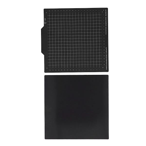 Fjederstål byggeplade 2-sidet magnetisk fleksibel ark 3D-print printer hotbed dele 220x220mm