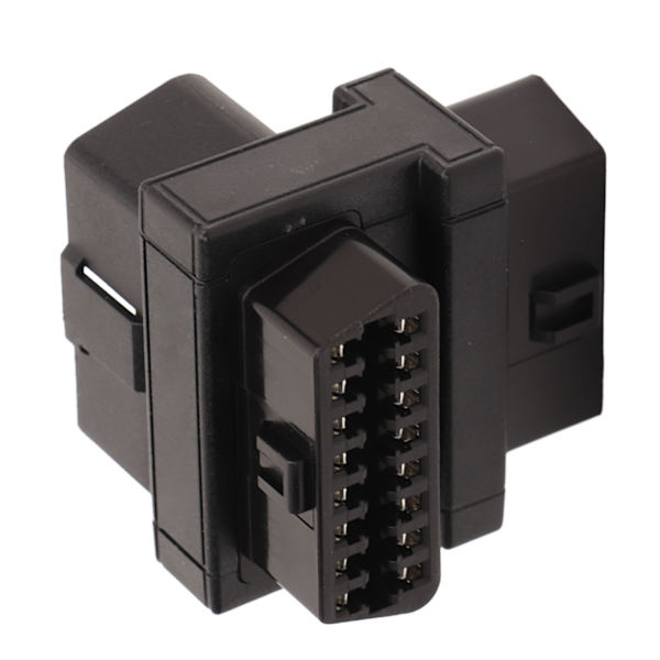 Bil Splitter Konverter Adapter 16 Pin Hane till Dubbel Hona Diagnostisk OBD Port Förlängningskontakt