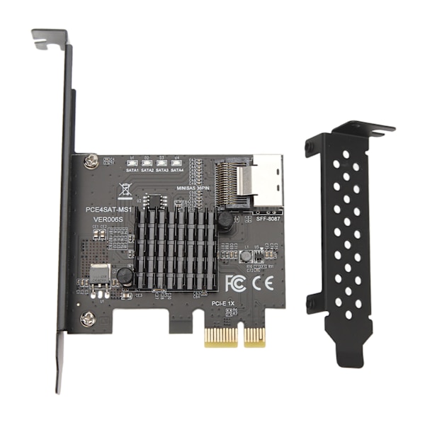 PCIe til SATA 3.0 udvidelseskort 6 Gbps MINI SAS36 PIN SFF 8087 Output PCIe SATA 3.0 controllerkort til desktop chassis