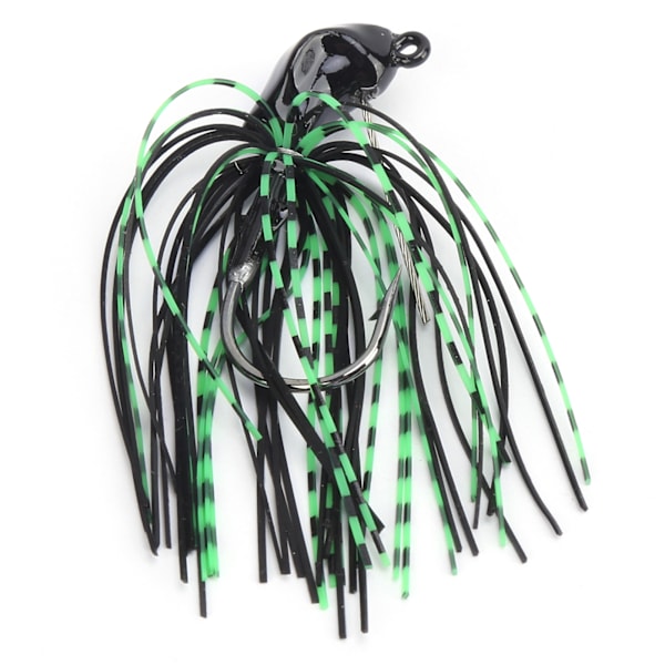 Willow Leaf Spinnerbait Anti-hengende bunnfiske lokke Spinner agn for fersk havabbor Svart