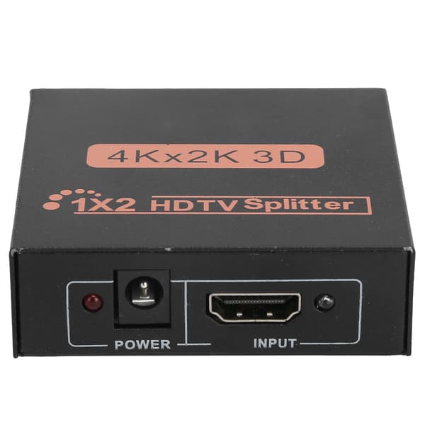 HDMI Splitter 4Kx2K 1 Ind 2 Ud Computer Tilbehør 100-240V EU Stik