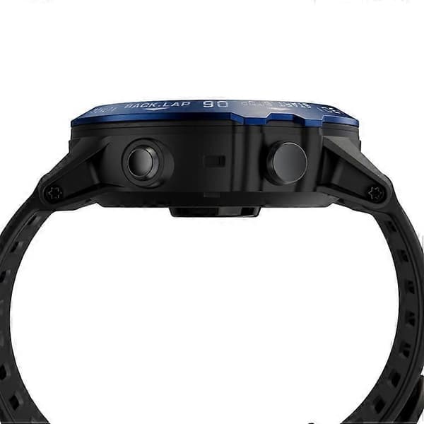 Til Garmin Fenix 3/3 HR Smart Watch Stålramme, B Version Blue Ring White Letter