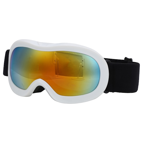 Barn Ski Snowboard Goggles Dobbellags linser Anti-Fog UV-beskyttelse Snow Goggles (Hvite)
