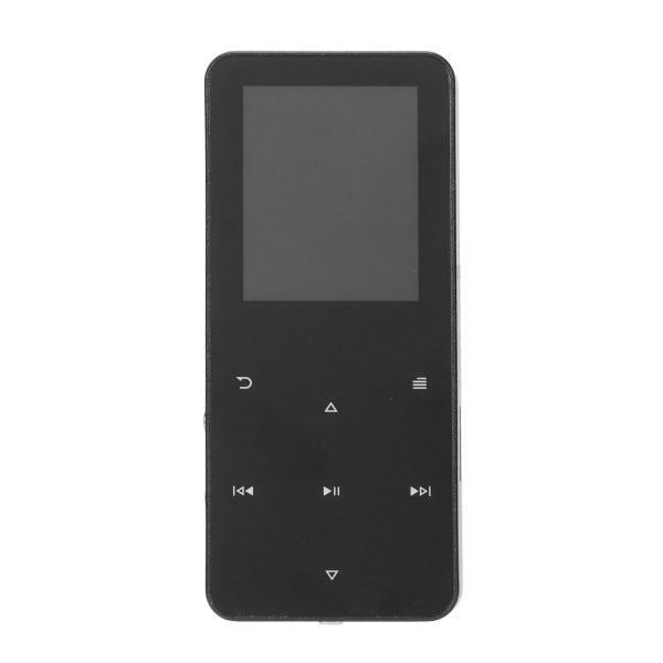 MP3-soitin Bluetooth 4.2 1,8 tuuman värinäyttö Kosketusnäppäin Video Toista kannettava musiikkisoitin kaiuttimella FM-radio Elektroninen kirja musta 8GB