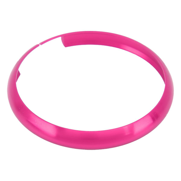 Fjernbetjeningsnøgle Fob Ring Trim Aluminium Legering Erstatning til MINI R55 R56 R57 R58 R59 R60 Rose Rød