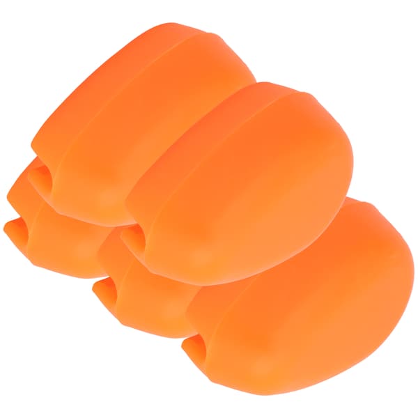 5 stk. Inline Method Feeder Agnform Silikon God Elastisitet Ikke-giftig Fiskeutstyr (Oransje)
