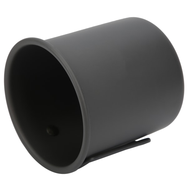 Utomhuscamping drickskopp med vikbart handtag Kaffemugg i aluminiumlegering Svart