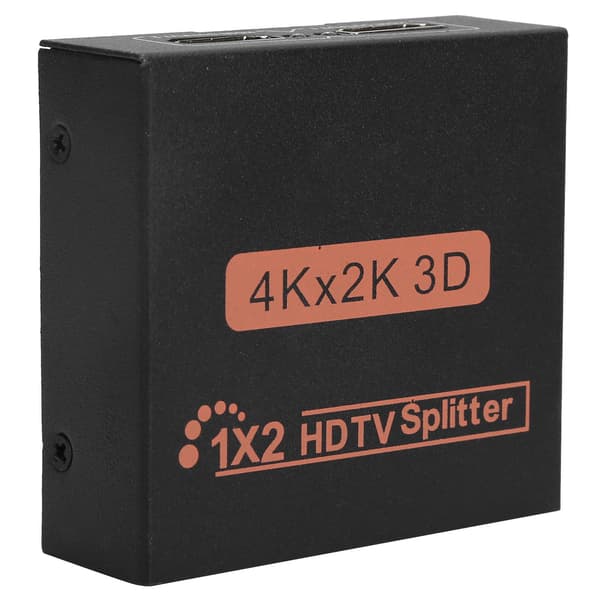 HDMI Splitter 4Kx2K 1 Ind 2 Ud Computer Tilbehør 100-240V EU Stik
