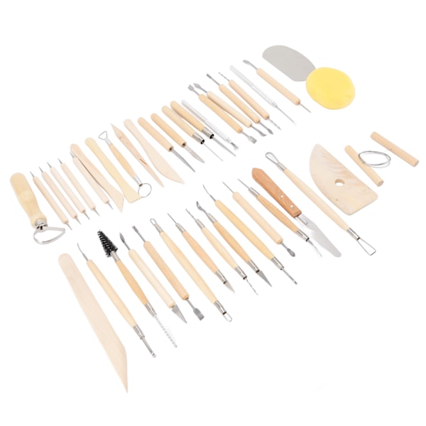 41 stk. Polymer Clay Sculpting Tools Multifunktion Clay Sculpting Tools til begyndere eksperter børn
