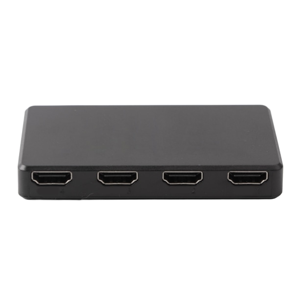 4K HD Multimedia Interface Splitter 1x4 1 in 4 Out HD Multimedia Interface Extender för PC-projektorer Svart