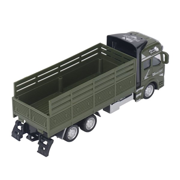Transportvogn Model 18,6 cm Lang Metal Legering Træk Tilbage Transporter Vogn Model Legetøj Til Leg Samling