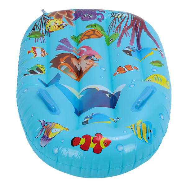 Uppblåsbar Surfbräda Pool Float Tjockning Stora Söta Mönster Barn Simringar för Simbassäng Vattenaktiviteter