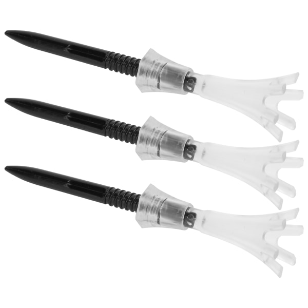 3st Plast Golf Tees Justerbar Golf Training Ball Tees Bolthållare för utomhussporter
