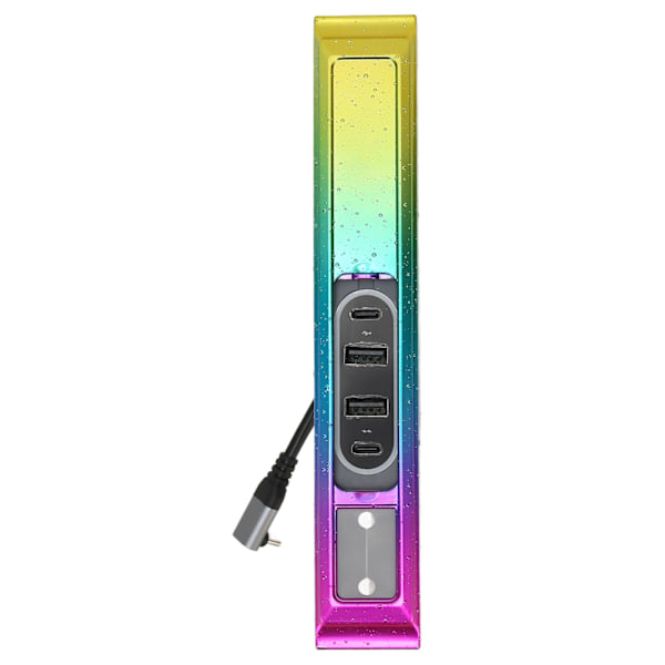 Keskikonsolin USB-keskitin 27W PD Nopea Lataus Moniporttinen Type C Telakointiasema Korvaava Tesla Model Y 3