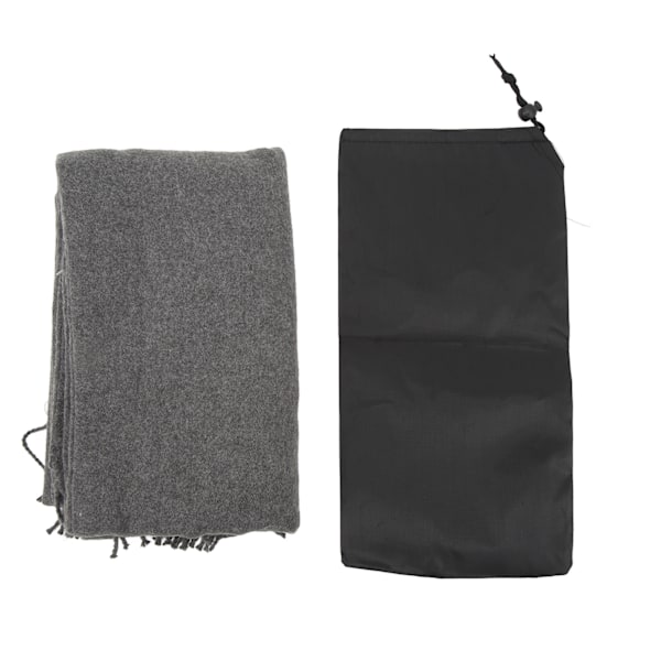 Lämmitetty huivi miehille ja naisille, 3 lämpötila-asetusta, kevyt, pehmeä, USB-ladattava, harmaa