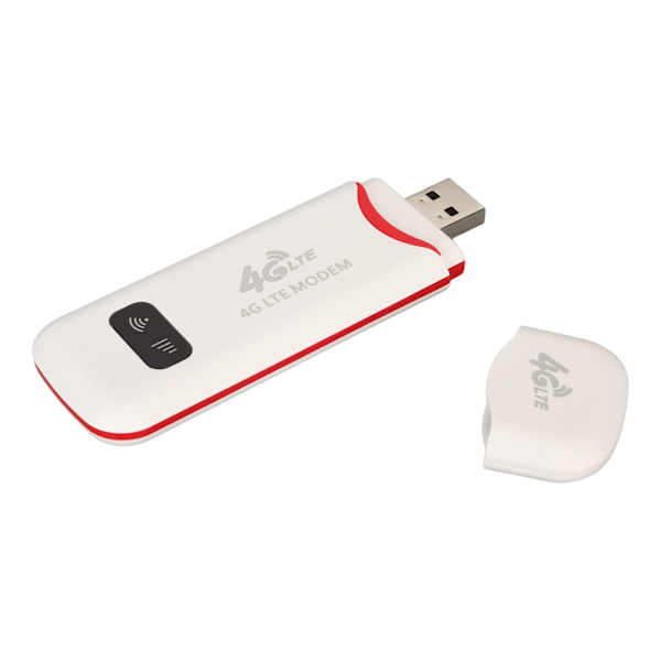 4G Mobil WiFi SIM-kort Slot 300Mbps Låsning Pocket Hotspot Enhed Trådløs Netværk Router Hvid