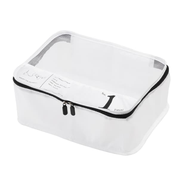 Packväskor Multifunktionella Resekuber i Polyester för Affärsresor Vit S 32x23x12cm / 12.6x9.1x4.7in