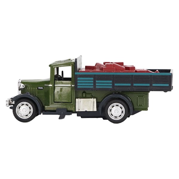 Kuljetusauto pienoismalli Diecast 1:32 Seosleluauto Klassinen Retro Amerikkalainen Kuljetin Lapselle Palikktyyppi