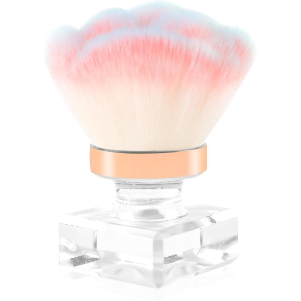 Pink Nail Dust Brush - Manicure Makeup Tool til fjernelse af akrylneglepulver