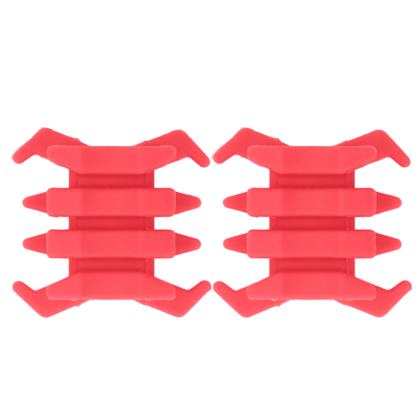 1 par gummibueskyting bue lemmer Vibrasjonsdemper Demper Krabbeformet stabilisator for delte lemmer Sammensatte buer Rød