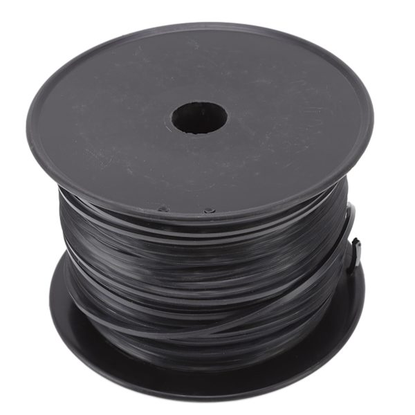3,3 mm/0,13 tommer firkantet snor trimmer line høj effektivitet nylon sort græs trimmer line udskiftning til Husqvarna 100m/328,1ft
