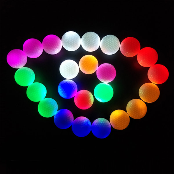 LED lyser op bolde, der blinker i mørket Natbolde Multi Color Træning Øvelsesbolde Gaver